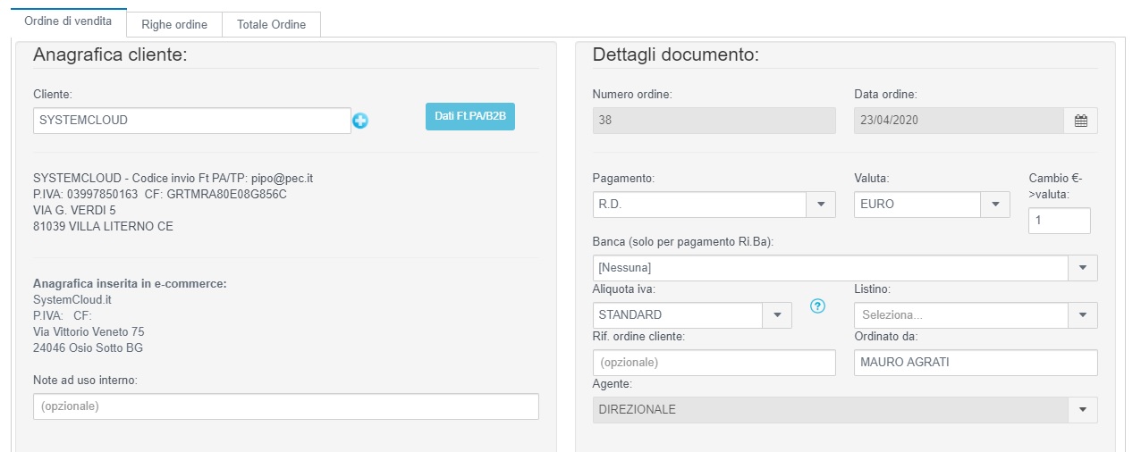 systemcloud dichirazione conai