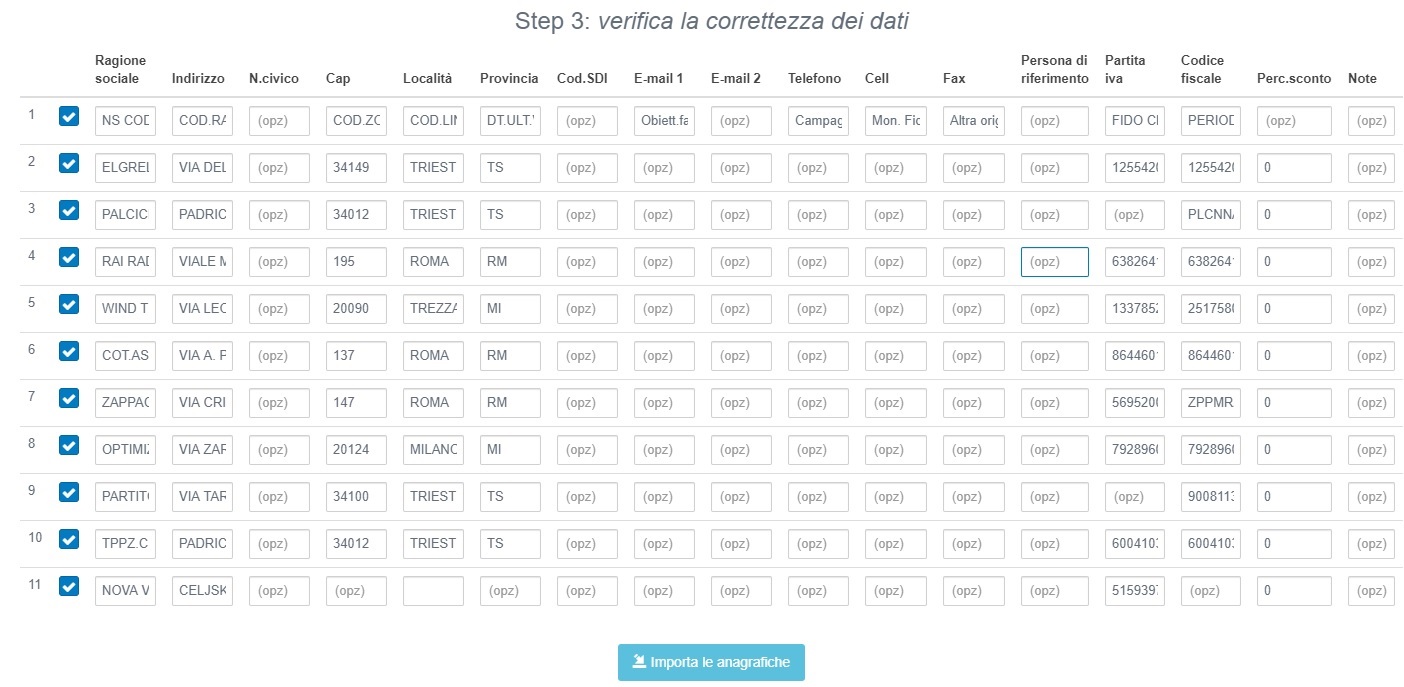 systemcloud record dati