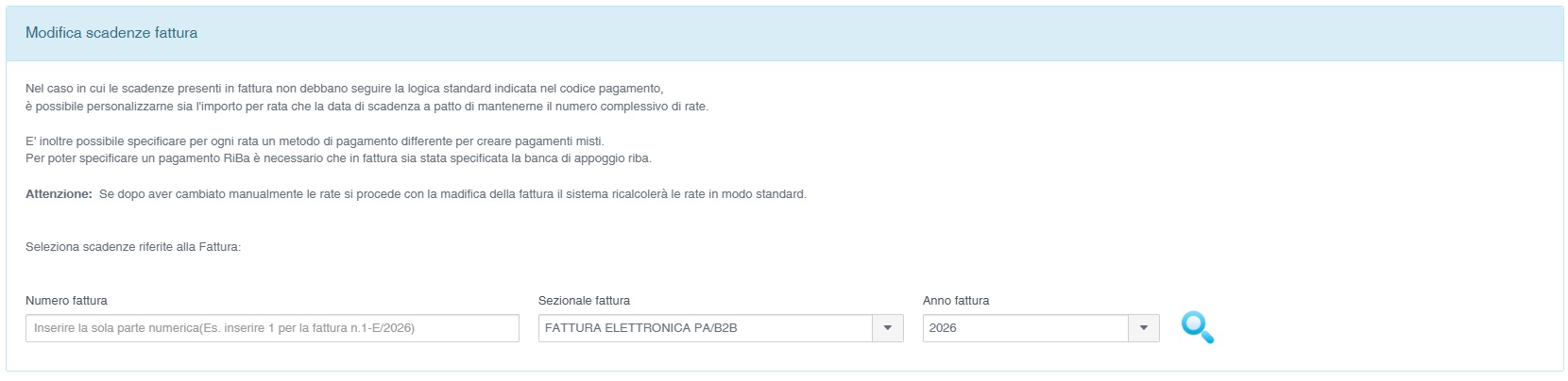 SystemCloud modifica scadenze